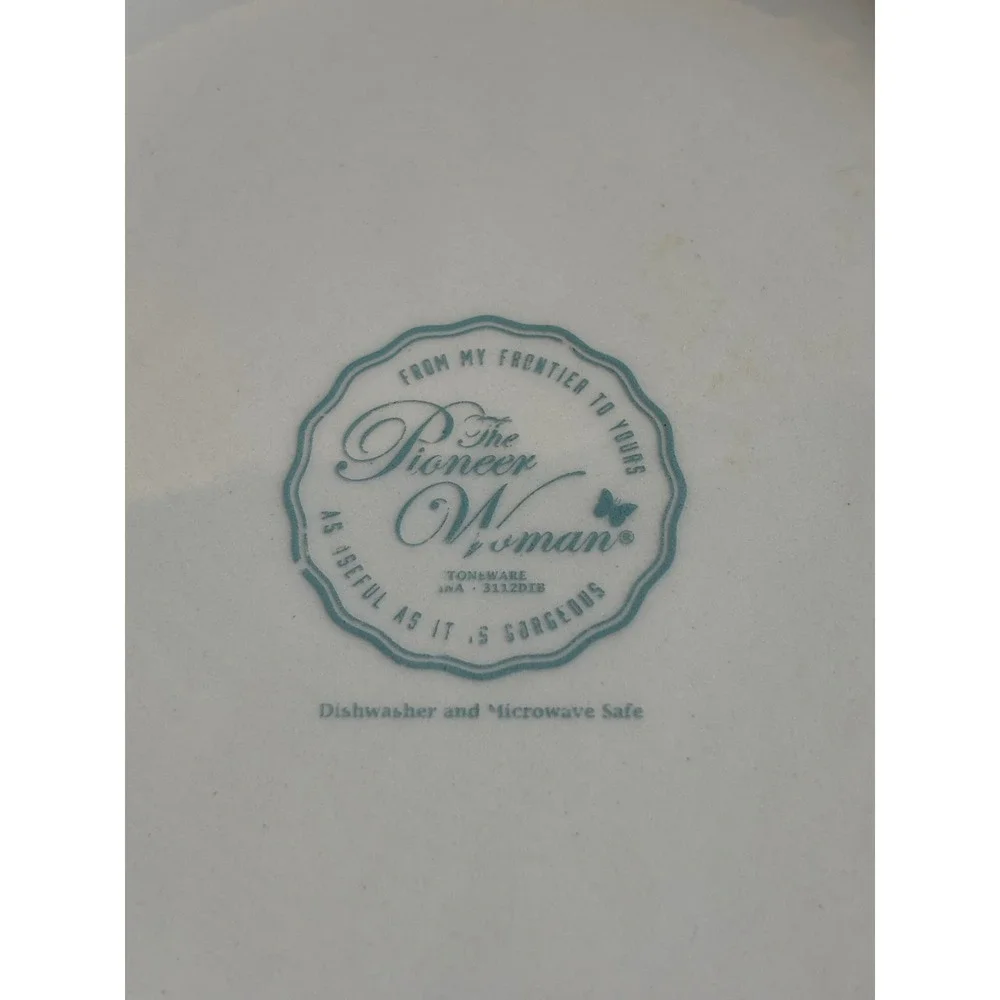 Pioneer Woman Nesting Mixing Bowls Set of 3 Floral Hummingbird Red Blue Teal